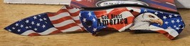 EAGLE GOD BLESS AMERICA FLAG USA BIRD STAR SPRING ASSISTED KNIFE BLADE B... - £13.44 GBP