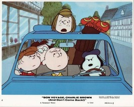 Bon Voyage Charlie Brown original 8x10 inch lobby card Snoopy drives car - £27.49 GBP