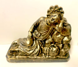 Sleeping Saint Joseph Bronze Finish Statue 6&quot;, New - £31.15 GBP