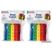 Learning Resources Snap Cubes, Educational Counting Toy, 2 Packs - 100 T... - $7.92