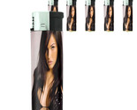 Italian Pin Up Girl D5 Lighters Set of 5 Electronic Refillable Butane  - $15.79