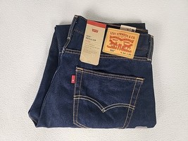 Levi&#39;s 505 Eco Regular Fit Zip Fly Straight Leg Denim Jeans 34X30 Mens D... - $32.99