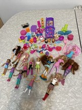 Large Lot Polly Pocket Dolls Clothes Furniture Shoes Pets More. Barbie &amp;... - $48.19