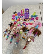 Large Lot Polly Pocket Dolls Clothes Furniture Shoes Pets More. Barbie &amp;... - £38.52 GBP