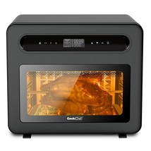 26 QT Steam Convection Oven Countertop Stainless Steel, Black - £172.64 GBP