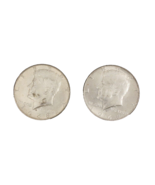 2 Kennedy Half Dollars 1968  Circulated Condition Philadelphia   #7 40% ... - $14.01