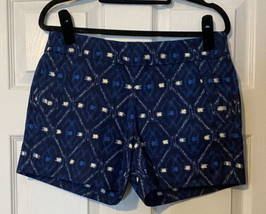 J. Crew Factory Basketweave Ikat Cotton Shorts Size 2 - $11.30