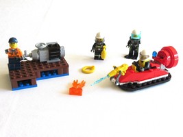LEGO 60106 City Hovercraft Airboat Fire Starter 4 Minifgures Female Fire... - £7.02 GBP
