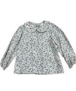 Marco &amp; Lizzie Girls Floral Long Sleeve Blouse With Peter Pan Collar NWT - $571.49 MXN