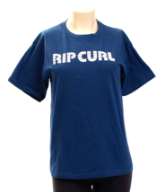 Rip Curl Blue Signature Short Sleeve Tee T-shirt Women&#39;s M NWT - £31.65 GBP