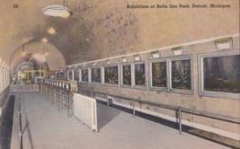 Detroit MI Michigan Interior Aquarium Belle Isle Park Postcard E03 - $2.99