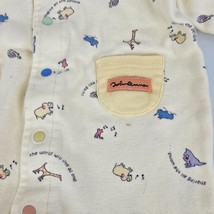 Vintage Carters John Lennon Romper Footie Bodysuit Pastel Animals Unisex... - $29.69