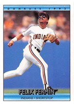 1992 Donruss #242 Felix Fermin NM Near Mint Indians - £1.29 GBP