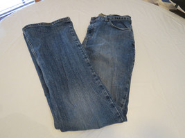 Womens Old Navy Brand Boot Cut 6 short 6S Denim stretch blue jeans pre-o... - £7.69 GBP