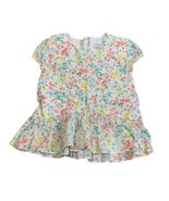 Koala Kids girls toddler floral top blouse flutter sleeve size 3t cotton... - £6.72 GBP