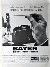 Bayer Brings fastest relief doctors recommend asprin-1962 Vintage Print Ad - €8,44 EUR