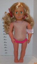Our Generation 18&quot; Doll With Blonde hair Green Eyes By Bat Tat Battat #2 - £19.37 GBP