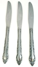 Carlyle Cay 1 Stainless Dinner Knives 9&quot; Set of 3 Vintage Hong Kong - £7.85 GBP