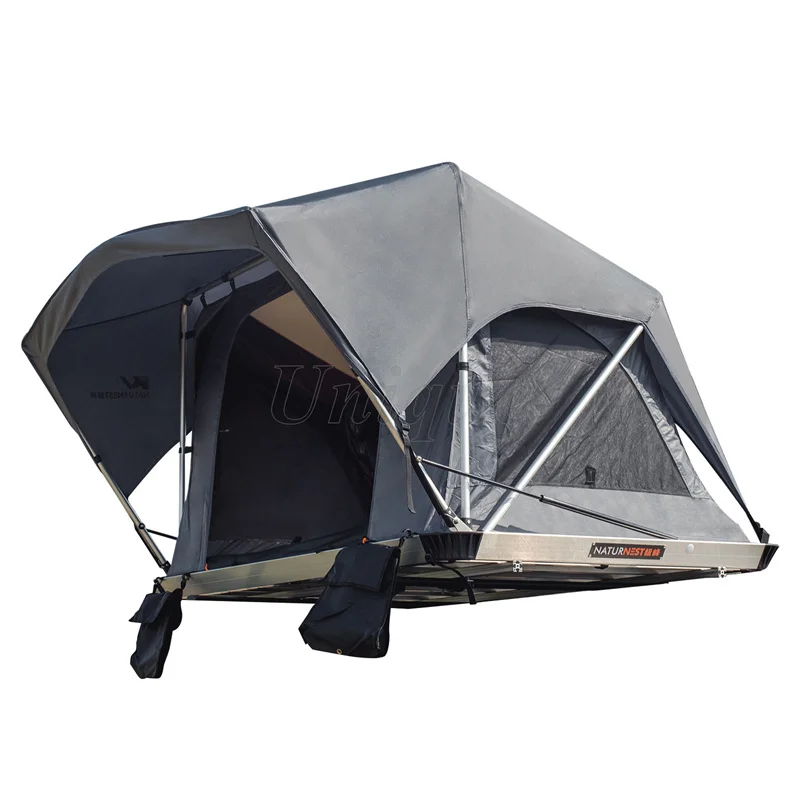 Sponge Mattress Trailer Shell Roof Top Tent for 2 Persons, Aluminum Roof... - £1,676.47 GBP
