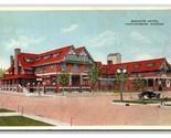 Bisonte Hotel Hutchinson Kansas Ks Unp Wb Cartolina Y5 - $5.62