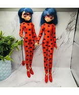 2 MIRACULOUS LADYBUG Fashion Dolls 10.5 Inches Playmates Toys Zag Heroez - $402.02 MXN