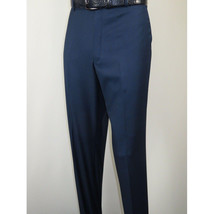 Mens Vitali Three Piece Suit Vested Sheen Sharkskin Business M3090 Ink blue image 14