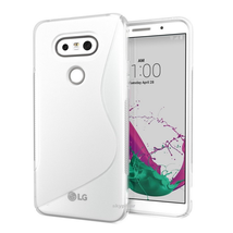 LG G5 Silicone Clear Case Shock Absorption Thin Slim Fit Drop Protection - £4.29 GBP