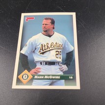 1992 Leaf Mark McGwire 479 Series 2 Oakland Athletics Baseball Card - $1.05