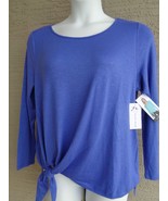 ZX Platinum by Zeroxposur  XXL Knotted Bottom Light Weight Sweater Top M... - $14.84