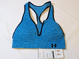 Under Armour UA Low Impact Support Padded Sports Bra plunge Montana Womens XS *^ - £22.54 GBP
