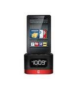 iHome Aux-In Wake Sleep Battery Backup Digital FM Radio Alarm Clock - IC50B - £18.40 GBP