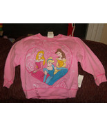 Disney Store Princess Pink Sweat Shirt Size 2/3 Girl&#39;s NEW LAST ONE - €18,45 EUR