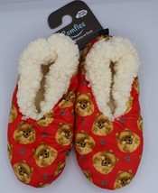 Comfies Slippers - Dog - Pomeranian - One Size - Red - £17.92 GBP