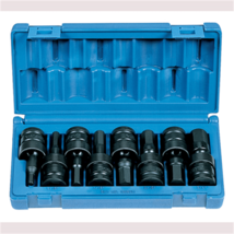 Grey Pneumatic 1/2"DR 8PC UNIV HEX - $254.99