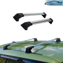 V3 For Jeep Renegade 2014 Roof Racks Cross Bars Cross Rails Alu Silver Set 2 Pcs - $112.76