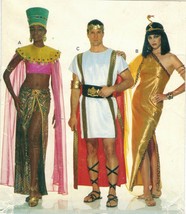 Misses Mens Roman Caesar Cleopatra Mark Anthony Nefertiti Costume Sew Pattern - £11.18 GBP