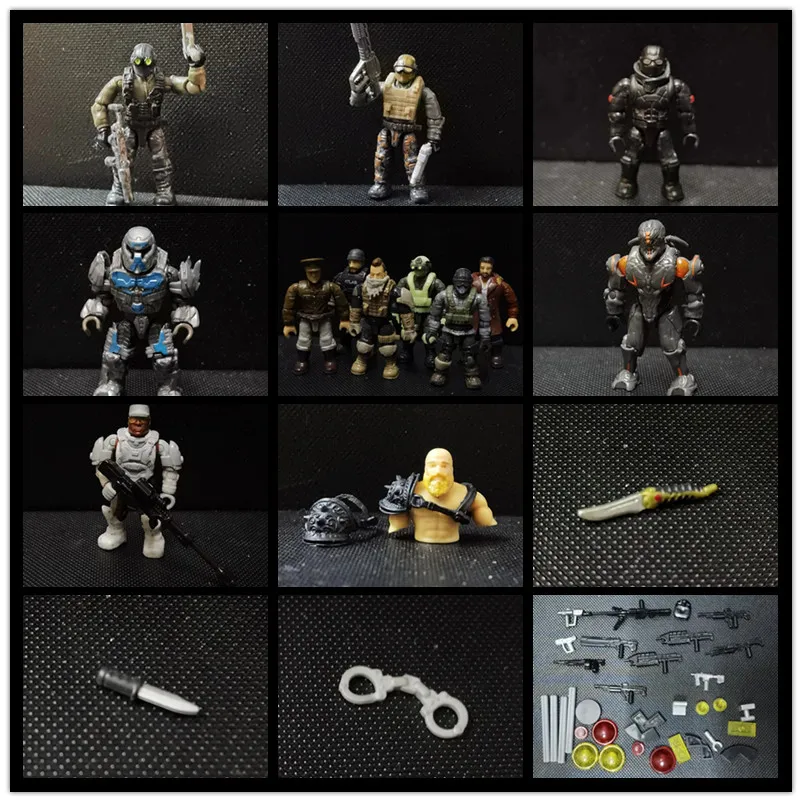  halo call of duty cod weapon bulk soldier action figure anime model assembled building thumb200