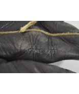 Cooper Weeks Baseball Glove Black Leather Mitt Vtg 1950s  - £30.31 GBP