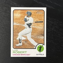 2022 Topps Heritage Baseball Luis Robert Base #295 Chicago White Sox - £1.55 GBP