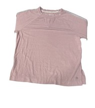 Calvin Klein Womens Performance Long Sleeve Pullover Top Size Small, Baby Pink - £45.93 GBP