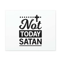  Not Today Satan James 4:7 Cross Christian Wall Art Bible Verse  - £56.94 GBP+