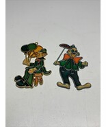 2 Vintage Suncatchers Circus Clown &amp; Balloons Handmade KG - $17.82