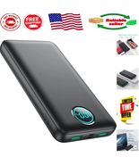 Stylish 30,800mAh Portable Charger – LCD Indicator, Fast Charging, Safe ... - $921.56 MXN