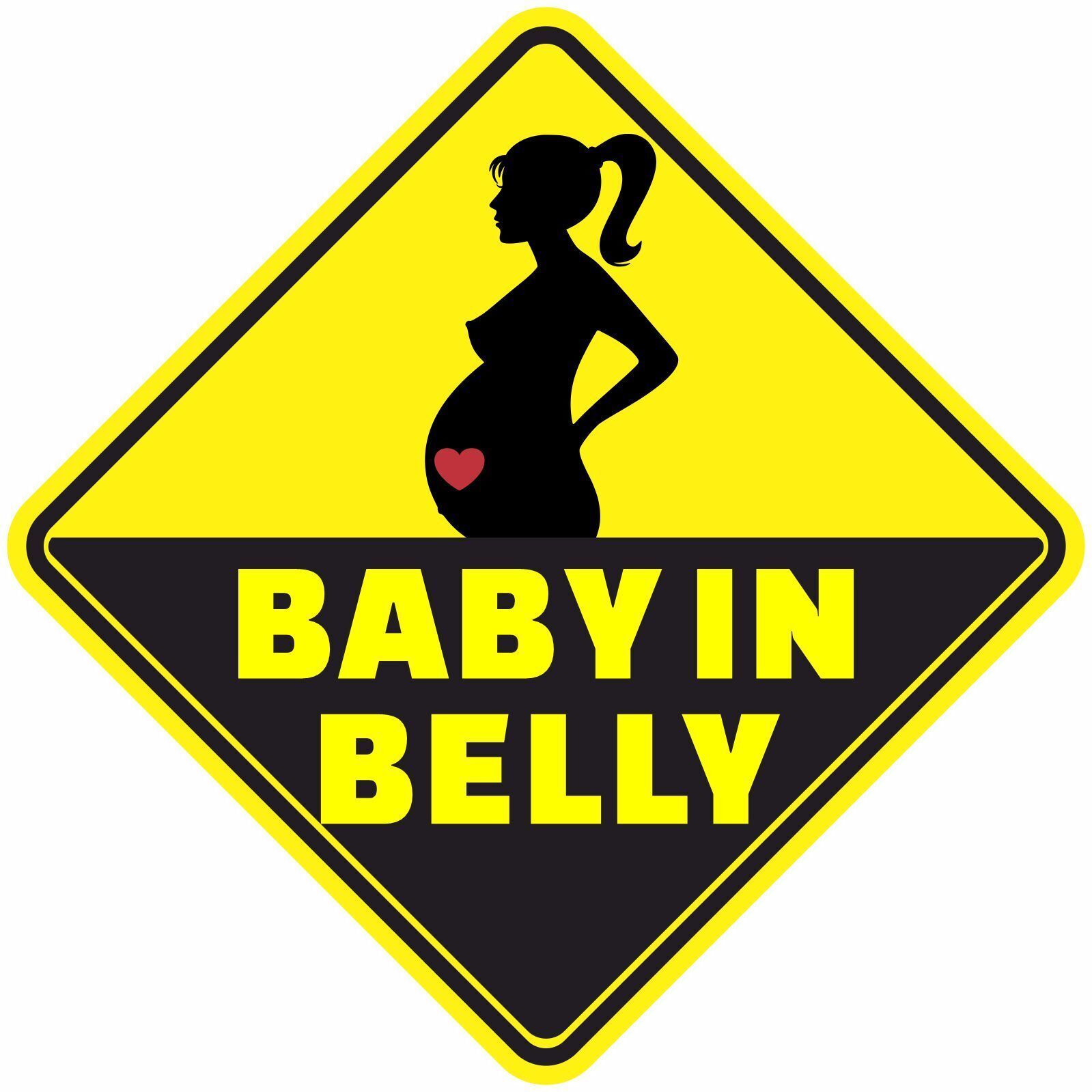 BABY ON BOARD PREGNANT BABY IN BELLY ASSORTED DECAL STICKER BUY 2 GET 3 - $2.95