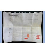 1864 antique DEED indenture Morgan PILL Elizabeth YOUNG 17th St. PHILA P... - £71.10 GBP