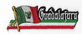 Guadalajara Mexico Flag Patch Bandera Colors - £6.16 GBP