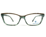 Charmossas Gafas Monturas Kimberley Grbr Marrón Verde Bocina Gato Ojo 53... - $139.47