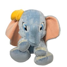 Disney Parks Plush Dumbo Elephant Big Feet Stuffed Animal Sewn Eyes 16&quot; - £10.93 GBP