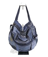 Recycled Denim Patchwork Hobo Bag: Upcycled Jean Shoulder Purse - €116,01 EUR Recycled Denim Patchwork Hobo Bag: Upcycled Jean Shoulder Purse - €116,01 EUR