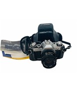 Camera Vtg Canon AE-1 Japan 50mm lens with case film manual 1:1.8 Black ... - $495.00